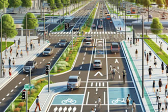 provide road,highway design for UK council approval