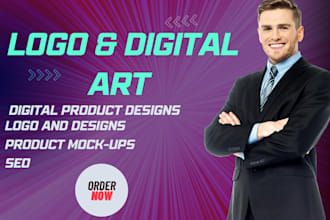 develop your brand image, design digital arts flyers banners