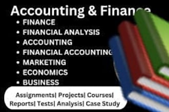 do financial accounting, business, finance, economics, financial assignments