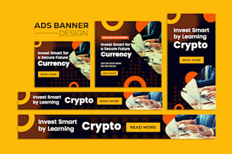 design premium quality google display ads and website banner