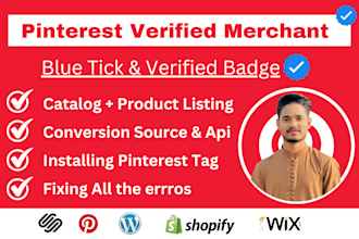 fix all the required issues to become a pinterest verified merchant