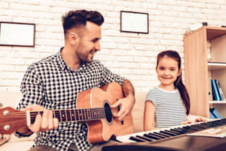 write and sing amazing children educative fun learning song as male vocalist