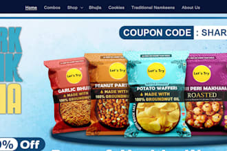 design profitable snacks shopify ice cream store bakery website dropshipping
