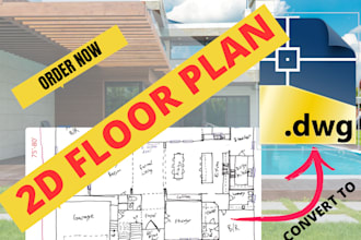 redesign existing floor plans building permit drawings