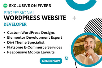 do affordable multivendor, personal portfolio wordpress site expert designer