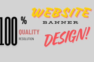 design shopify website banner, website banner for amazon, etsy