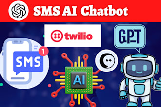 build a twilio SMS ai chatbot with openai chatgpt for text marketing