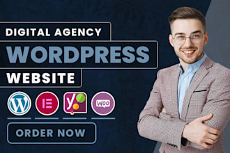 design a responsive digital marketing agency website