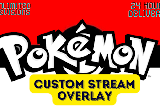 create a unique pokemon overlay for your stream