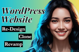 redesign rebuild revamp duplicate clone wordpress website