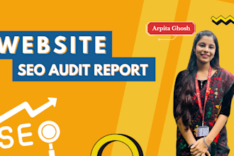 do website SEO audit report, competitor analysis, and keyword research