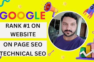 onpage seo and technical yoast for wordpress site