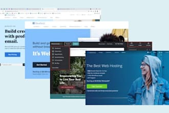 do bluehost website, godaddy redesign, hostinger, redesign bluehost, wordpress