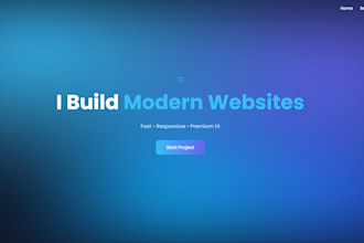 build a website for you
