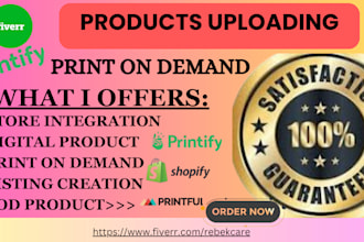 upload products on shopify,, etsy, pod, woocommerce, add, product listings