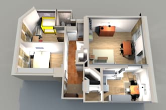 create 3d floor plans using sweet home 3d and sketchup