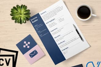 provide professional resume writing service , cv , resume and cover letter