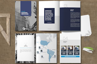 diseño de brochure para empresa, pyme, producto o servicios