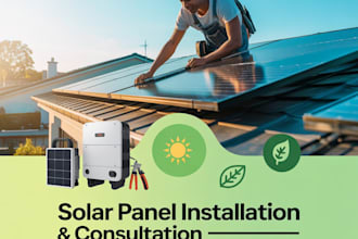 professionally install and consult on solar panel systems