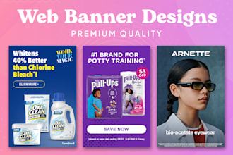 create engaging web banner designs