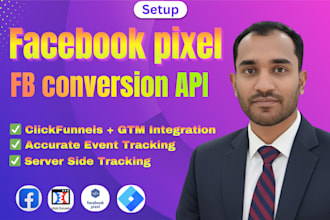 integrate facebook pixel conversion API for clickfunnels with GTM