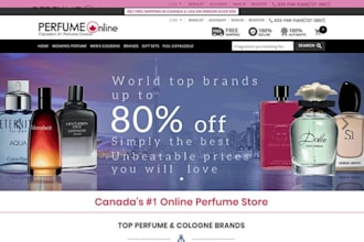 build luxury perfume shopify store fragrance cologne store eau de parfum website
