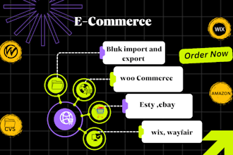do bulk import and export product on shopify and ebay