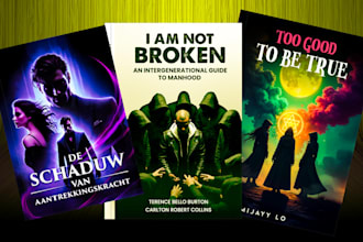 do exceptional book and ebook cover design for KDP
