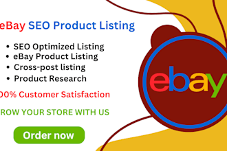 do ebay seo product listing, ebay listing, cross lister