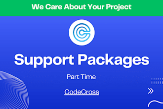 provide part time support for your flutter applications
