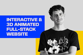 craft an interactive 3d animated landing page experience