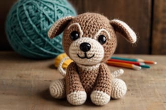 write detailed amigurumi crochet pattern amigurumi pattern for your online store
