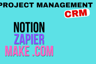 setup make com automation made com using zapier integration notion