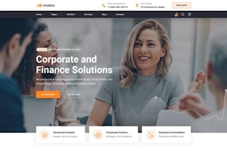 design responsive accounting website bookkeeping website credit repair website