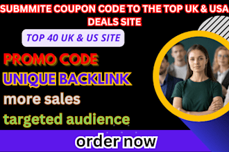 do promo code, voucher coupon code submissions on top uk and us coupon deal site