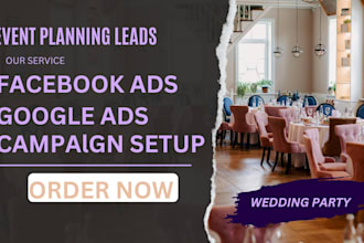 generate leads for event planning wedding planning photograhy catering leads