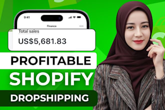 create an automated shopify store or dropshipping store or shopify website