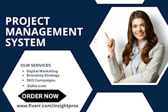 set up a customized project management system monday com trello clickup website