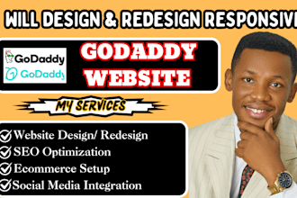 do godaddy website design redesign godaddy website ecommerce landing page