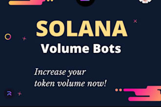 crypto bot, solana volume bot, raydium bot, volume bot, arbitrage volume bot
