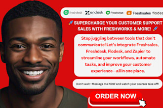 setup zendesk zapier freshsales freshdesk gorgias freshbook freshworks freshchat