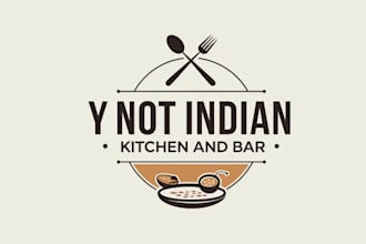 design original exceptional kitchen and bar logo