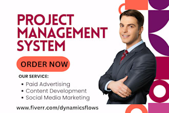 set up technical project management system brd monday jira trello asana website