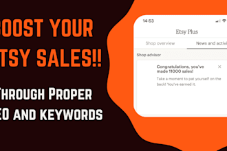 rewrite your etsy titles and tags for SEO