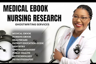be your medical ebook writer, health and fitness, diet, healthcare mental health