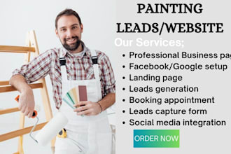 do painting leads and website home improvement landing page leads home painting