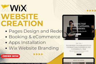 build wix website redesign wix booking website design, wix studio, wix redesign