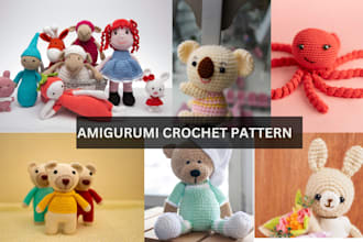 write a detailed amigurumi crochet pattern for your etsy shop with photo video