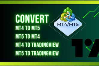 convert mql4, mql5 or tradingview