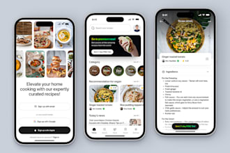 recipe suggestion app, food supplement app, cooking app, food recipe app